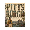 Pittsburgh Vintage Travel Art Canvas