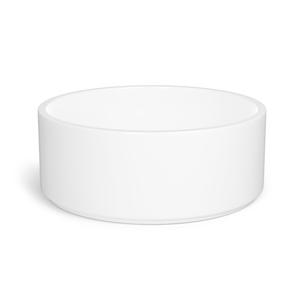 Cute Dog Bowl — “Love Has Four Paws and a Wagging Tail” Ceramic Pet Dish